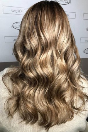 blonde-balayage-with-brown-roots-louse-fudge-colour-salon-Chester-Cheshire